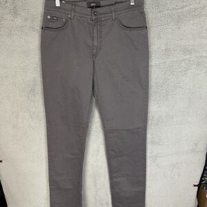 BRAX Pants Men's 34x36 Grey Cooper Fancy Chino‎ Regular Fit Golf